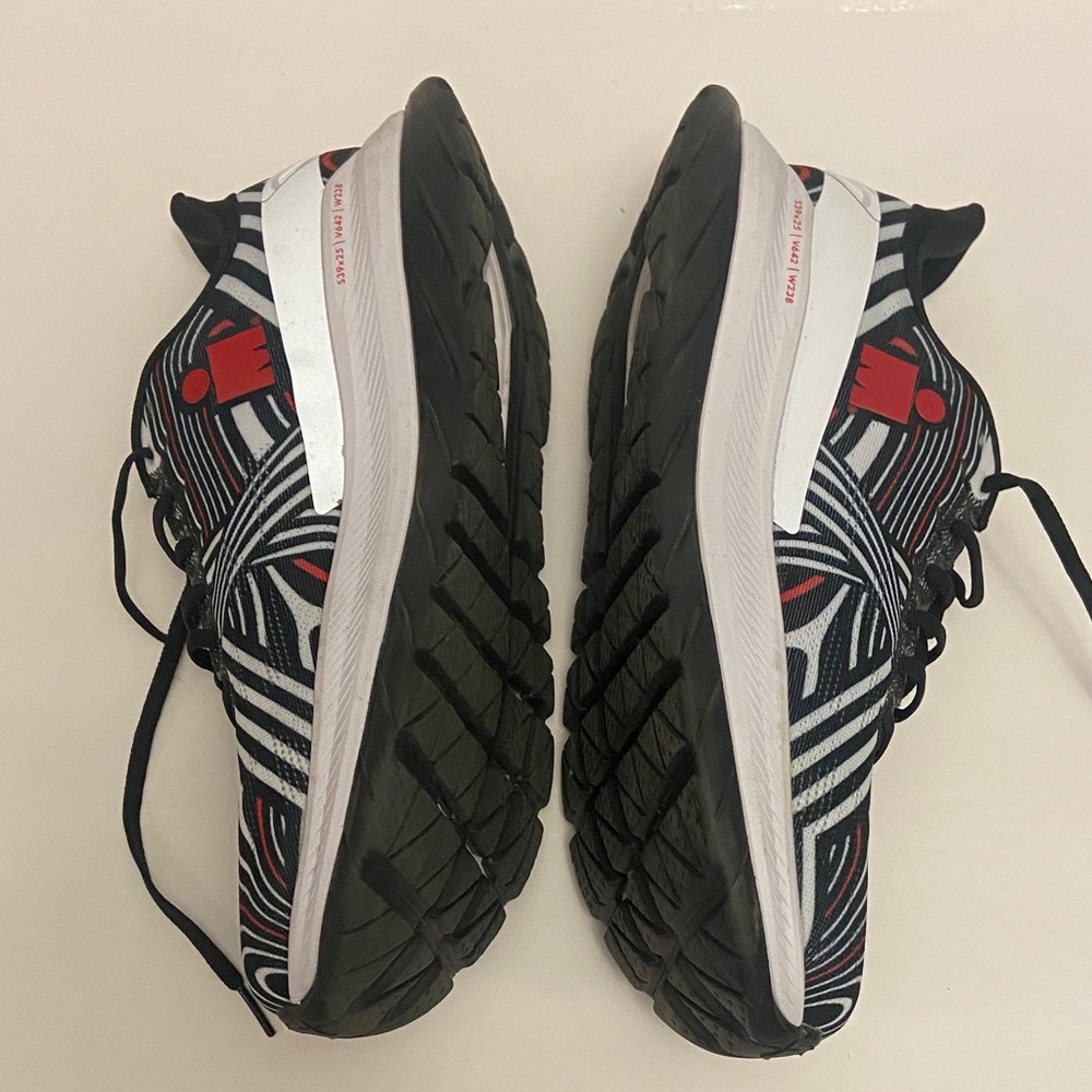 Hoka Mach Ironman Profly Black and Red Graphic Running Shoes size 13 - Picture 6 of 11